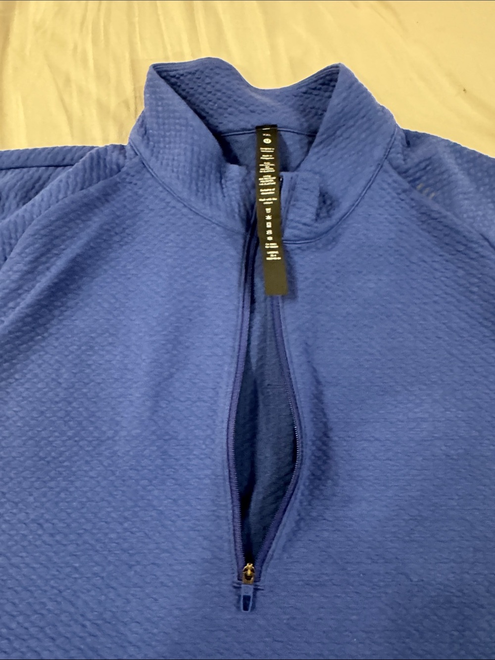 lululemon athletica At Ease 1/2 Zip - Royal Blue